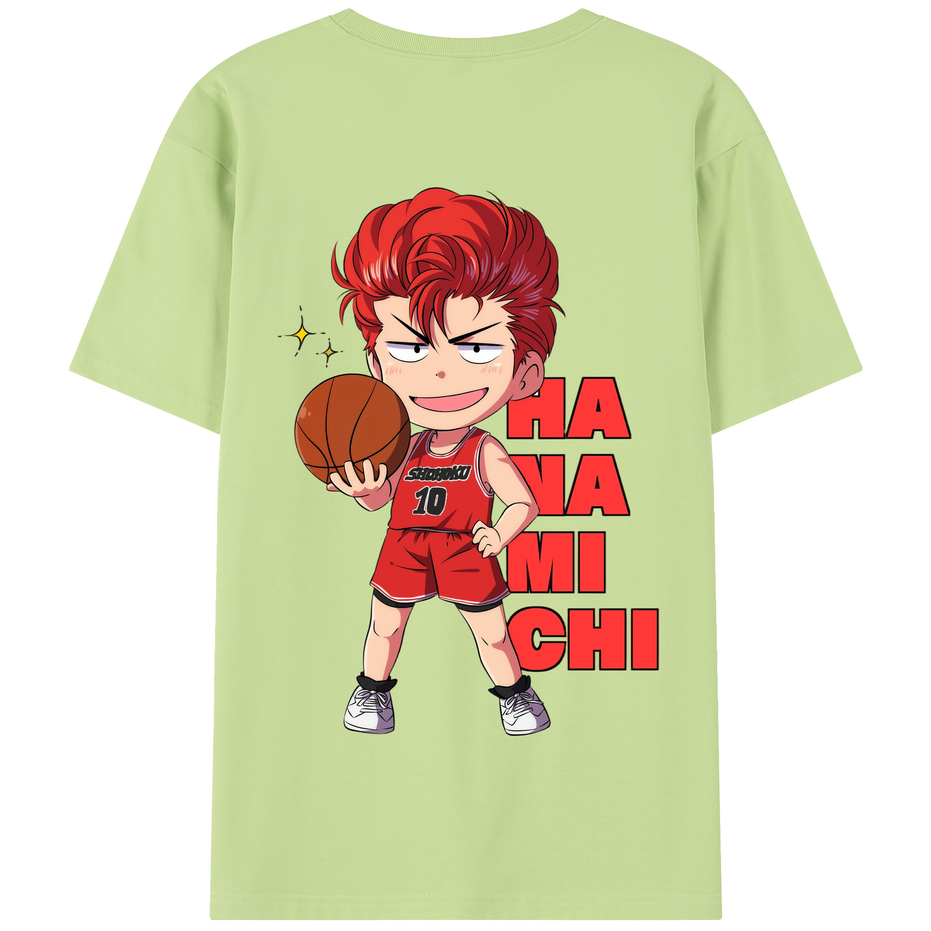 SLAM DUNK／スラムダンク 綿100％半袖Tシャツ（背面プリント）